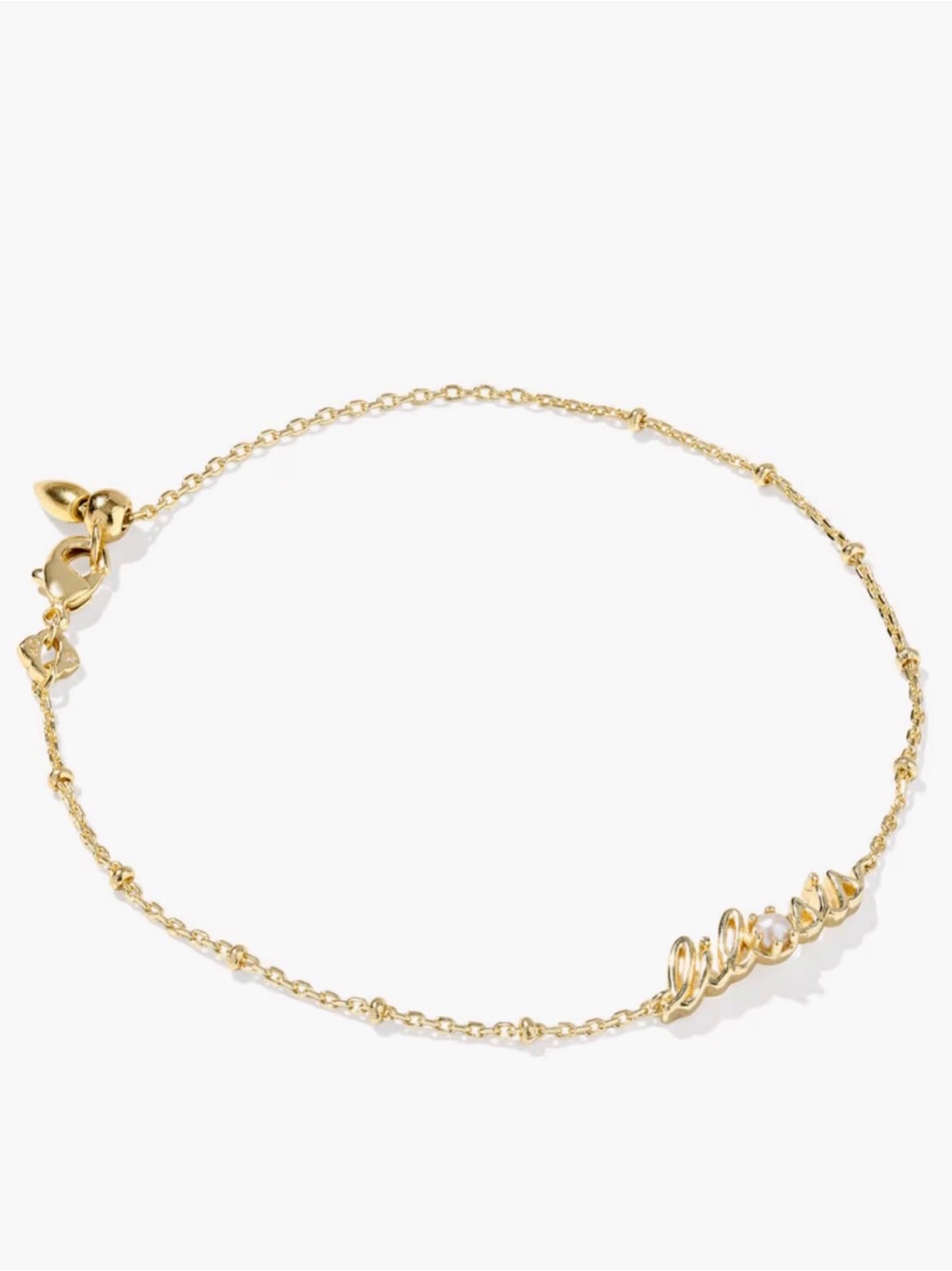 Kendra Scott Lil Sis Delicate Chain Bracelet in 14K yellow gold plating